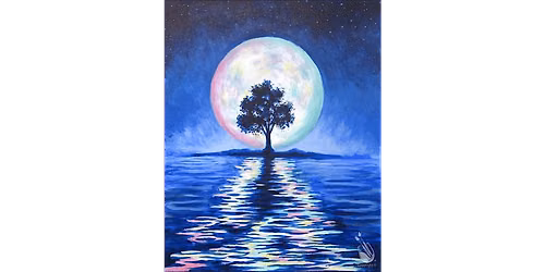 Moon Reflections - Paint and Sip in San Antonio | Classpop!\u2122