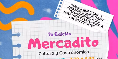 Mercadito cultural y Gastron\u00f3mico en el parque Chapoteadero edici\u00f3n mayo
