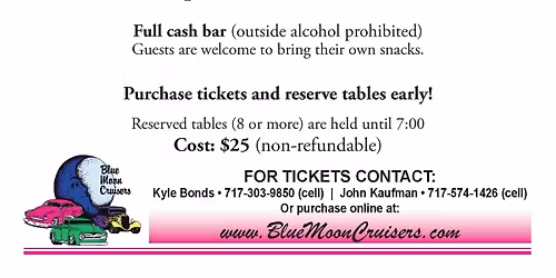 Oldies Dance, with Flamin' Dick and the Hotrods