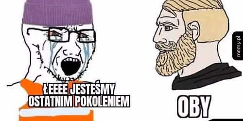 Protest przeciwko ostatniemu pokoleniu.