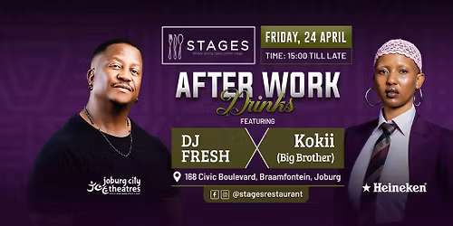 After Work Drinks with DJ Fresh & Kokii (Big Brother)
