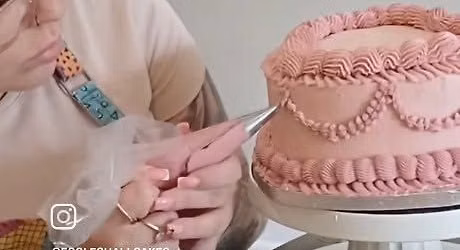 Lambeth Heart Cake
