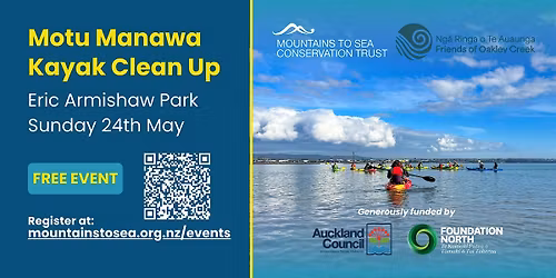 M\u014dt\u016b Manawa Kayak Clean Up
