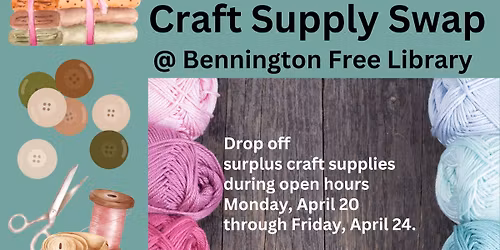 Earth Day Craft Supply Swap
