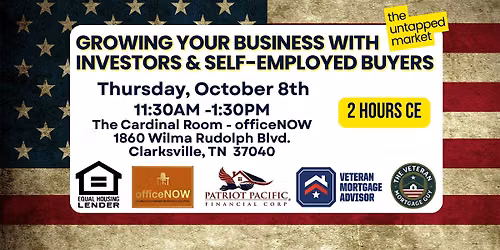 Grow Your Business with Investors & Self-Employed Buyers