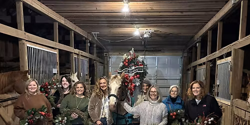 Wreath, Wine, and Equine