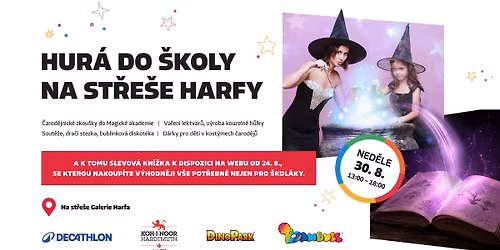 Hur\u00e1 do \u0161koly na st\u0159e\u0161e Harfy! \ud83c\udf92\u270f\ufe0f
