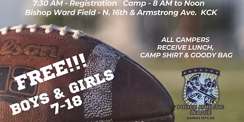 KCKPD Tackling Conflict Together Youth Football Camp