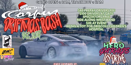 Driftmas Bash V & Hero Garage Toy Drive