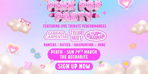 The Pink Pop Party is coming to Perth!