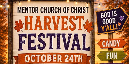 Mentor Church of Christ Harvest Festival and Trunk or Treat