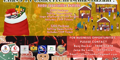Christmas Bazaar at Elias J TV Concert