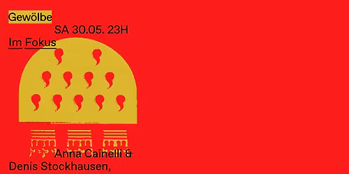Im Fokus w\/ Anna Cainelli & Denis Stockhausen, Dimon & Bergen, Gutkind