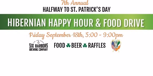 Hibernian Happy Hour & Food Drive
