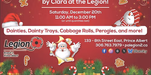 Christmas Bake Sale by Clara!