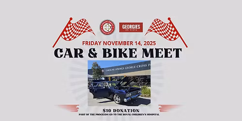 George Cross FC Car & Bike Meet | Friday November 14 | 6pm - 9pm