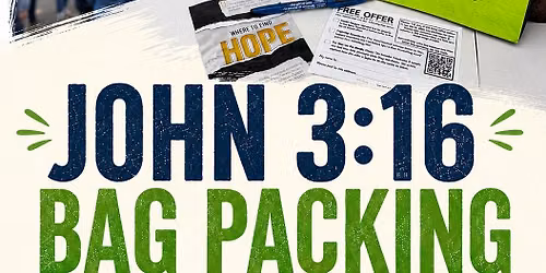 John 3:16 Bag packing for National Ploughing outreach 