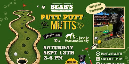 Putt Putt for Mutts at Bear's Smokehouse BBQ