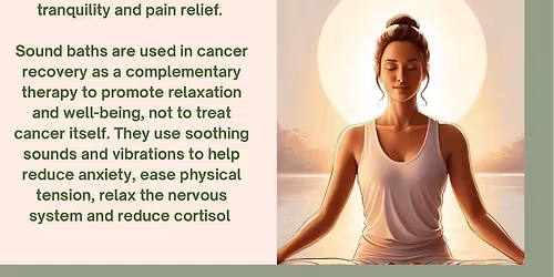 Sound Healing to support Cancer Recovery