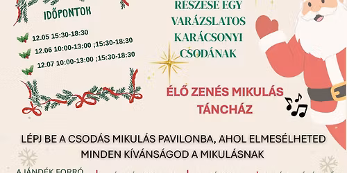 Tal\u00e1lkozz szem\u00e9lyesen a Mikul\u00e1ssal a B\u00f3bitaland J\u00e1tsz\u00f3h\u00e1zban!