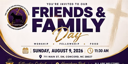 Friends & Family Day