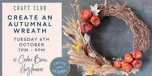 Autumnal Wreath Creative Workshop