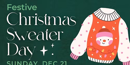 Festive Christmas Sweater Day