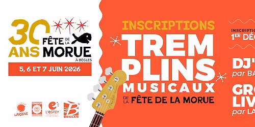 TREMPLIN DJ'S de la FETE DE LA MORUE 2026  