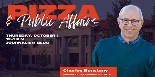 Pizza & Public Affairs: Charles Boustany