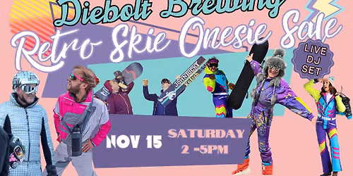 Diebolt Retro Ski Onesie Sale + Party