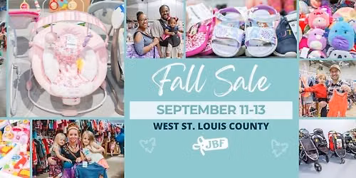 HUGE Children's Sales Event-Just Between Friends West County Fall & Winter Pop-Up Consignment Sale