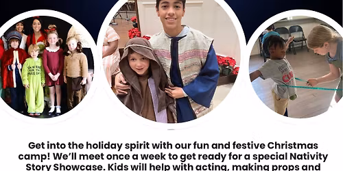 Kids Theatre Christmas Camp - Nativity Story