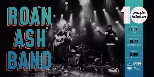 ROAN ASH and his band live at The Music Kitchen 28th Dec 2026