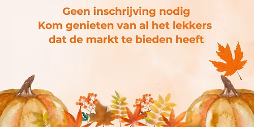 Herfstproeverij Markt Kalmthout