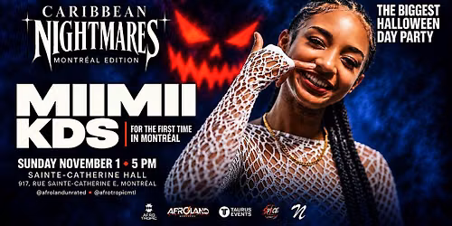 Caribbean Nightmares - MiiMii KDS showcase \u00e0 Montreal - Halloween Day Party