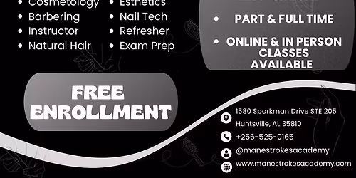 December 8 class! Open enrollment!