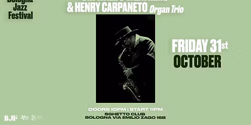 Sir Waldo Weathers & Henry Carpaneto Organ Trio| BJF2025