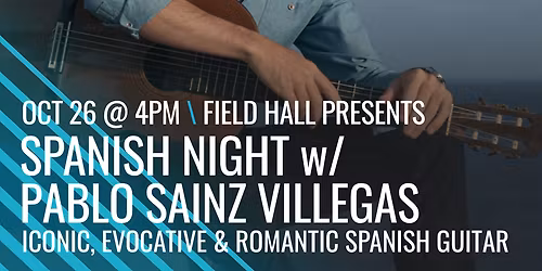 Pablo Sainz Villegas at Shalin Liu Performance Center