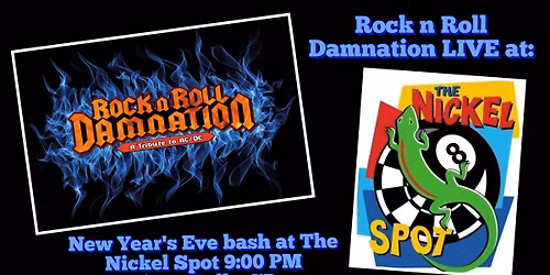 Rock n Roll Damnation (AC\/DC tribute) LIVE at The Nickel Spot - New Year's Eve show