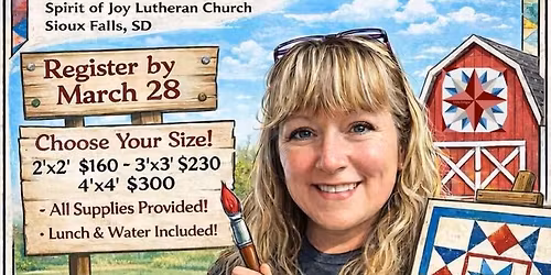 Sioux Falls Barn Quilt Painting Class