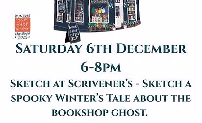 Through the Shop Window - Sketch at Scrivener\u2019s