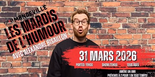 Les Mardis de l'humour - Mars 2026