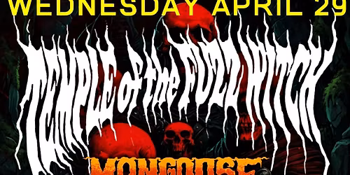 Temple of the Fuzz Witch with Stonewielder, Geist and Mongoose @Red Flag