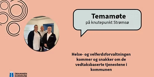 Temam\u00f8te p\u00e5 knutepunkt Str\u00f8ms\u00f8