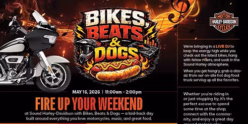 Bikes, Beats & Dogs at Sound H-D
