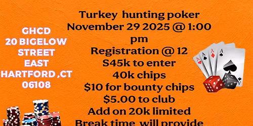 GHCD Turkey Hunt Poker 