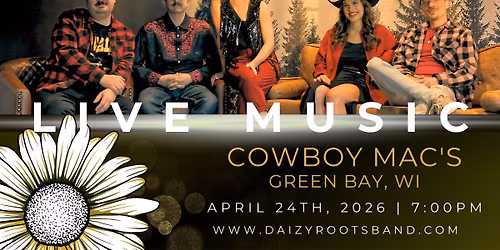 Daizy Roots Band @ Cowboy Mac's Country Club