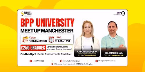 BPP University Manchester Meet up 