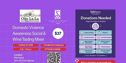 Fall Mixer to Raise Domestic Violence Awareness