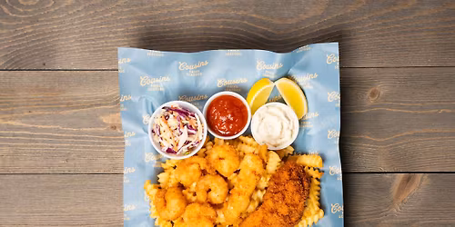 Cousins Fried Seafood in Lexington at Liquor Barn on Plaudit Place